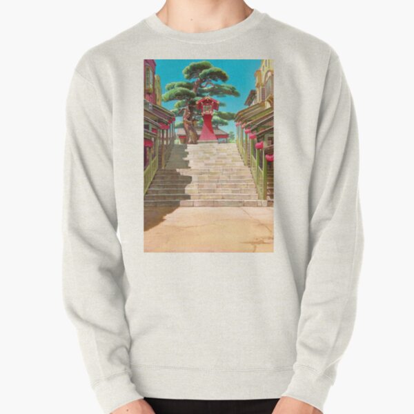 Spirited Away Landscape Aesthetic Pullover Sweatshirt RB2907 product Offical spirited away Merch