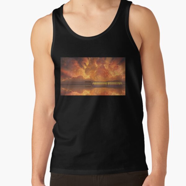 Spirited Away Landscape Train Aesthetic Tank Top RB2907 product Offical spirited away Merch