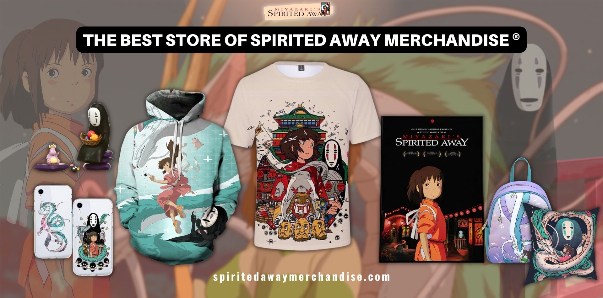 spirited away Shop Web Banner - Spirited Away Merch