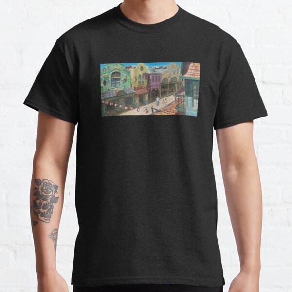 Chihiro lost in city - Spirited Away Classic T-Shirt RB2907 product Offical spirited away Merch