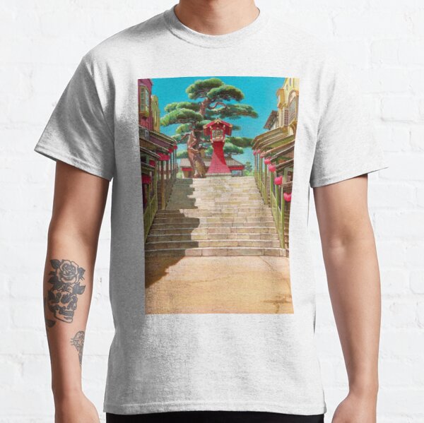 Spirited Away Landscape Aesthetic Classic T-Shirt RB2907 product Offical spirited away Merch