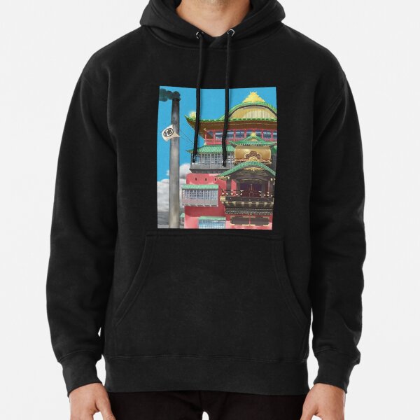 Spirited Away Bathhouse Digital Art Poster Pullover Hoodie RB2907 product Offical spirited away Merch