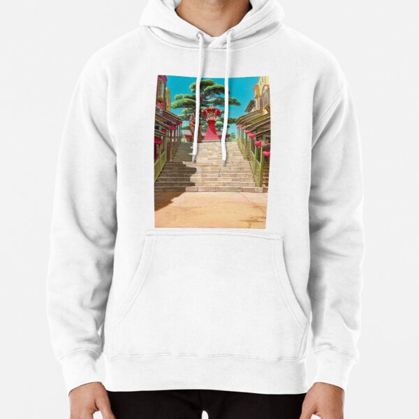 Spirited Away Landscape Aesthetic Pullover Hoodie RB2907 product Offical spirited away Merch