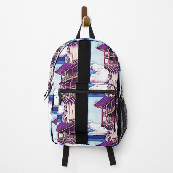 Spirited Away Poster Backpack RB2907 product Offical spirited away Merch