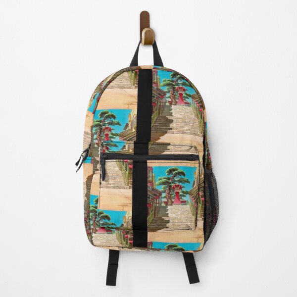 Spirited Away Landscape Aesthetic Poster Backpack RB2907 product Offical spirited away Merch