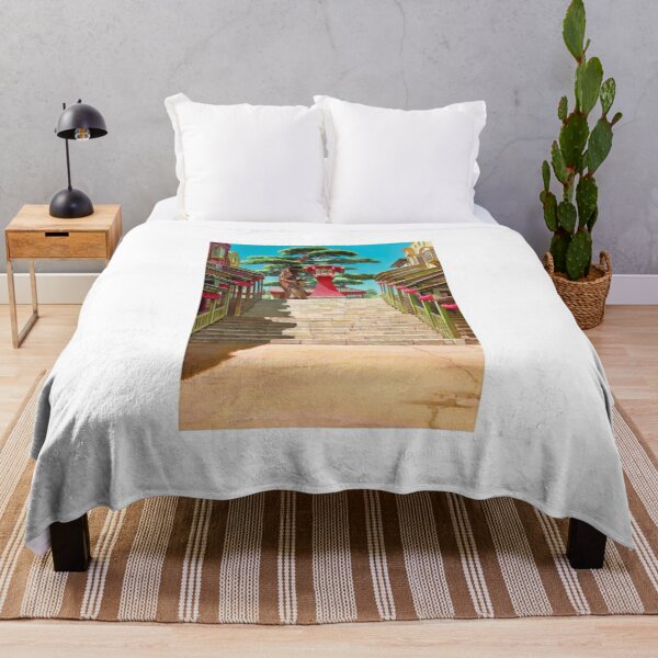 Spirited Away Landscape Aesthetic Throw Blanket RB2907 product Offical spirited away Merch