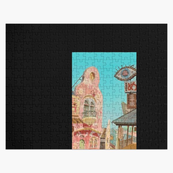 Spirited Away Town Poster Jigsaw Puzzle RB2907 product Offical spirited away Merch